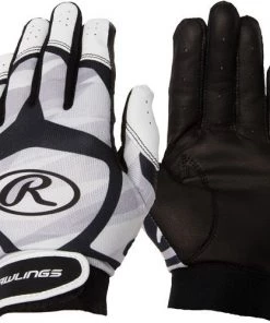 Rawlings Prodigy Adult Batting Gloves - White