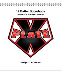 X-Plate 12 Batter Spiral Bound Scorebook