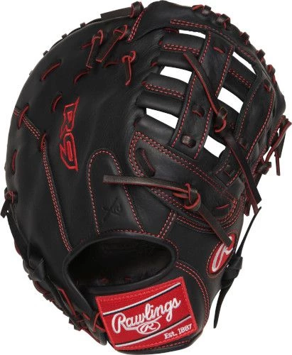 Rawlings R9 Series 12in Youth Taper First Base Glove || R9YPTFM16B Gloves 4 Rawlings R9 Series 12in Youth Taper First Base Glove || R9YPTFM16B Gloves