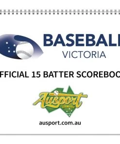Baseball Victoria Official 15 Batter Score Book