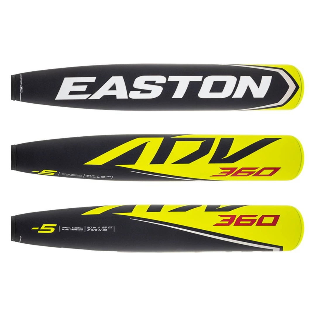 Bats Easton 2022 ADV 360 2-Piece Composite -5 USA Baseball Bat 8 Bats Easton 2022 ADV 360 2-Piece Composite -5 USA Baseball Bat