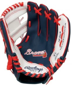 Gloves Rawlings Atlanta Braves 10in Youth Glove