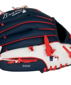 Gloves Rawlings Atlanta Braves 10in Youth Glove 10 Gloves Rawlings Atlanta Braves 10in Youth Glove