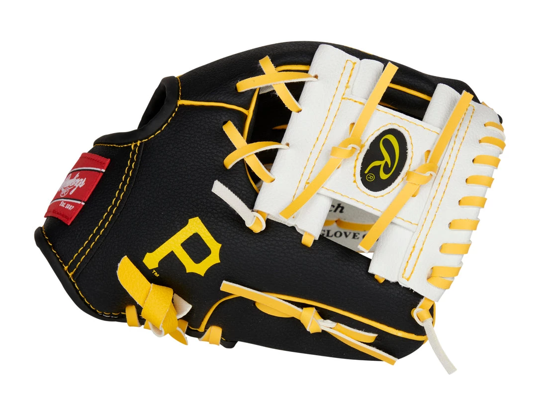 Gloves Rawlings Pittsburgh Pirates 10in Youth Glove 5 Gloves Rawlings Pittsburgh Pirates 10in Youth Glove