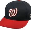 Team MLB Apparel Washington Nationals Road ADULT Poly CottonTwill Cap