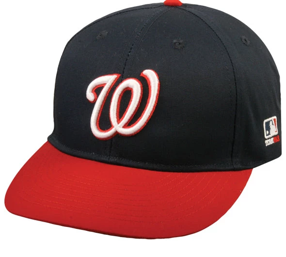 Team MLB Apparel Washington Nationals Road ADULT Poly CottonTwill Cap 3 Team MLB Apparel Washington Nationals Road ADULT Poly CottonTwill Cap