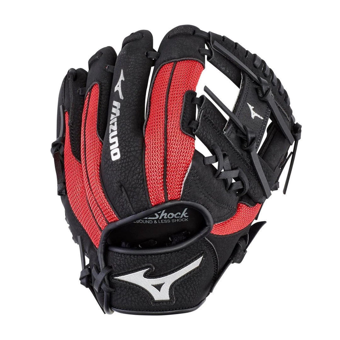 Gloves Mizuno Prospect Red Mesh 10in Youth Glove 4 Gloves Mizuno Prospect Red Mesh 10in Youth Glove