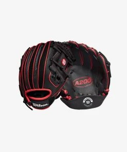 Gloves Wilson A200 Ez-Catch Red/Black 10in Youth Glove