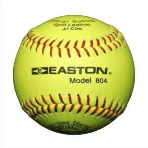 Balls Easton 804 Solid-Core Leather 11in Softball || DOZEN 3 Balls Easton 804 Solid-Core Leather 11in Softball || DOZEN