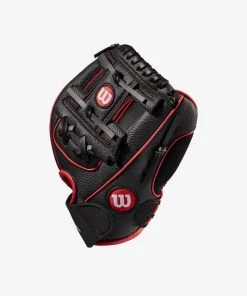 Gloves Wilson A200 Ez-Catch Red/Black 10in Youth Glove 10 Gloves Wilson A200 Ez-Catch Red/Black 10in Youth Glove