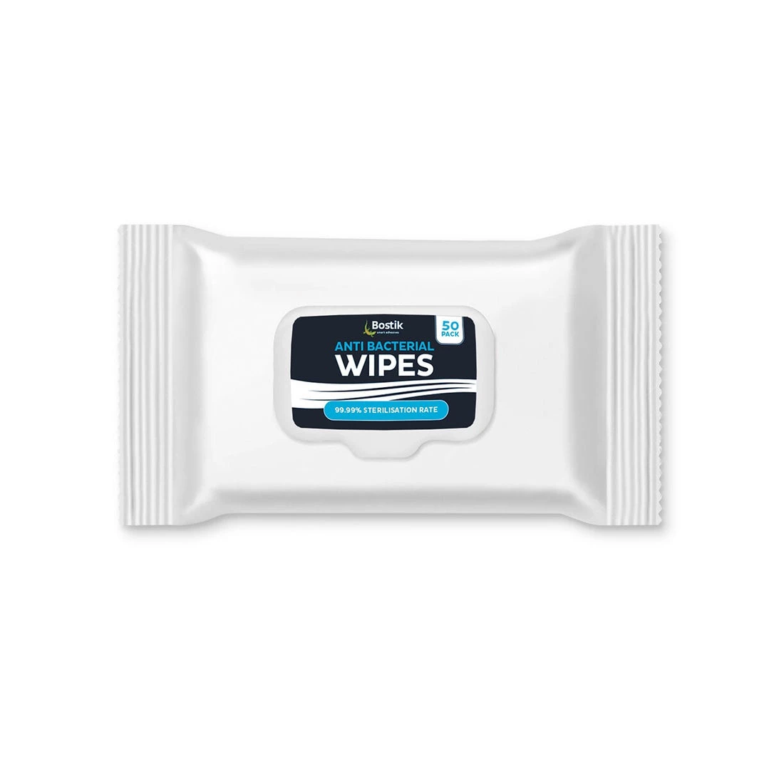Accessories Bostik Antibacterial Wipes - 50 Pack 3 Accessories Bostik Antibacterial Wipes - 50 Pack