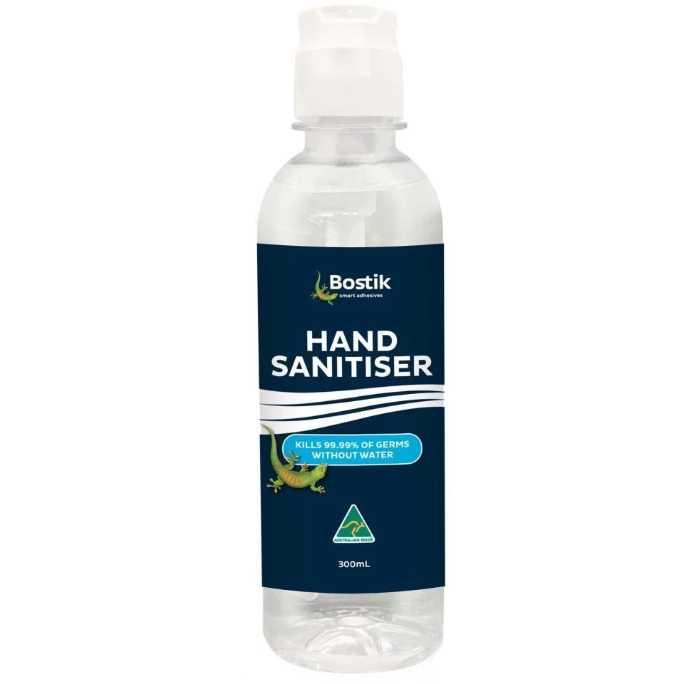 Bostik Hand Sanitiser Gel Pump 300ml 3 Bostik Hand Sanitiser Gel Pump 300ml