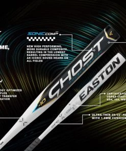Bats Easton 2022 Ghost Double Barrel 2-Pc Composite -11 Softball Bat