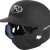 Rawlings MACH Batting Helmet With Jaw Guard Gear