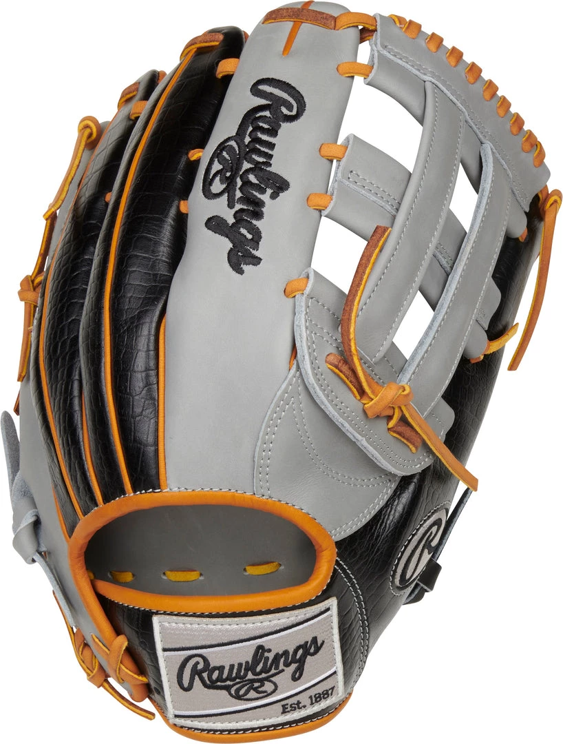 Rawlings Heart Of The Hide ColorSync 5.0 13in Croc Shell Outfield Glove || PRO3030-6GC 4 Rawlings Heart Of The Hide ColorSync 5.0 13in Croc Shell Outfield Glove || PRO3030-6GC