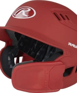 Rawlings Matte R16 W/ Reversible Jaw Guard Batting Helmet