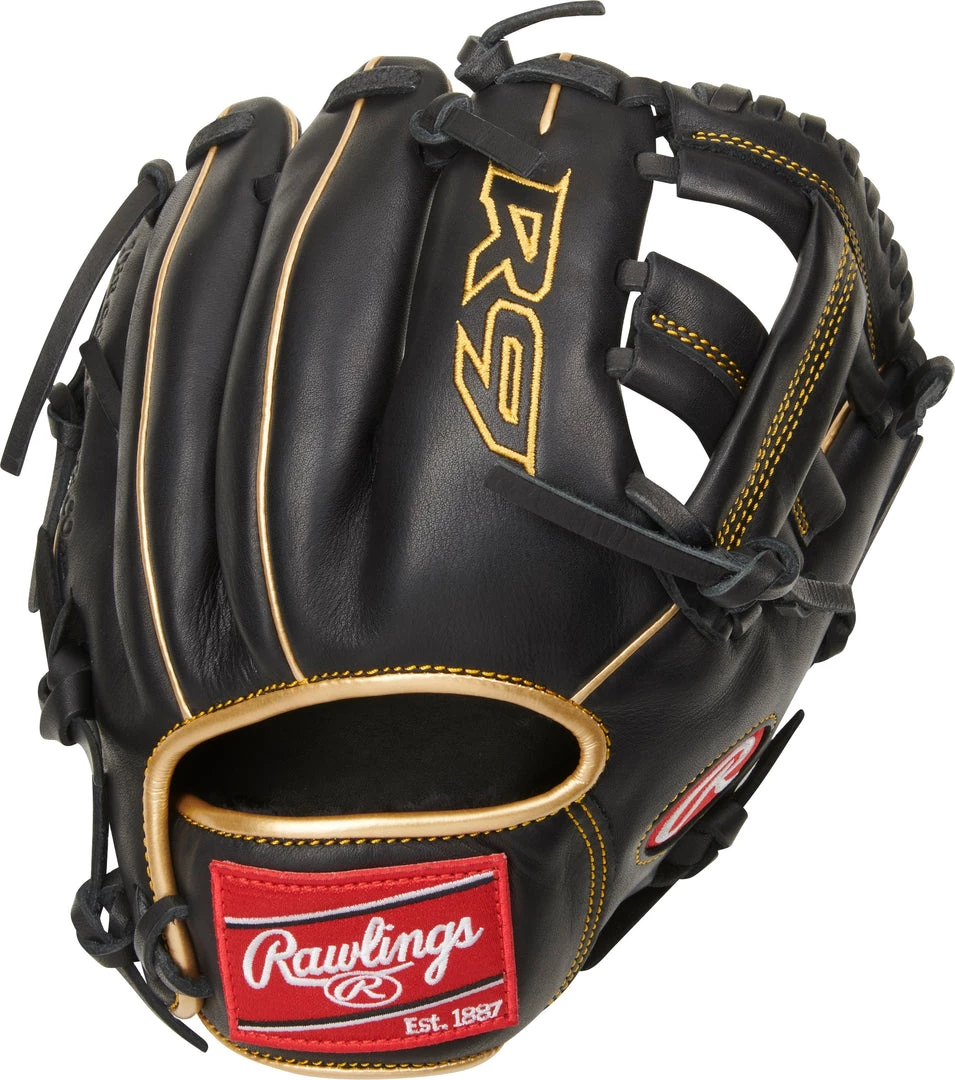 Rawlings R9 Series (2022) 9.5in Infield Training Glove || R9TRBG 4 Rawlings R9 Series (2022) 9.5in Infield Training Glove || R9TRBG