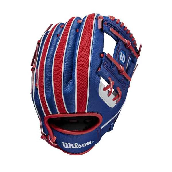 Wilson A200 White/Royal/Red 10in Youth Glove 5 Wilson A200 White/Royal/Red 10in Youth Glove