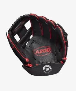 Gloves Wilson A200 Ez-Catch Red/Black 10in Youth Glove
