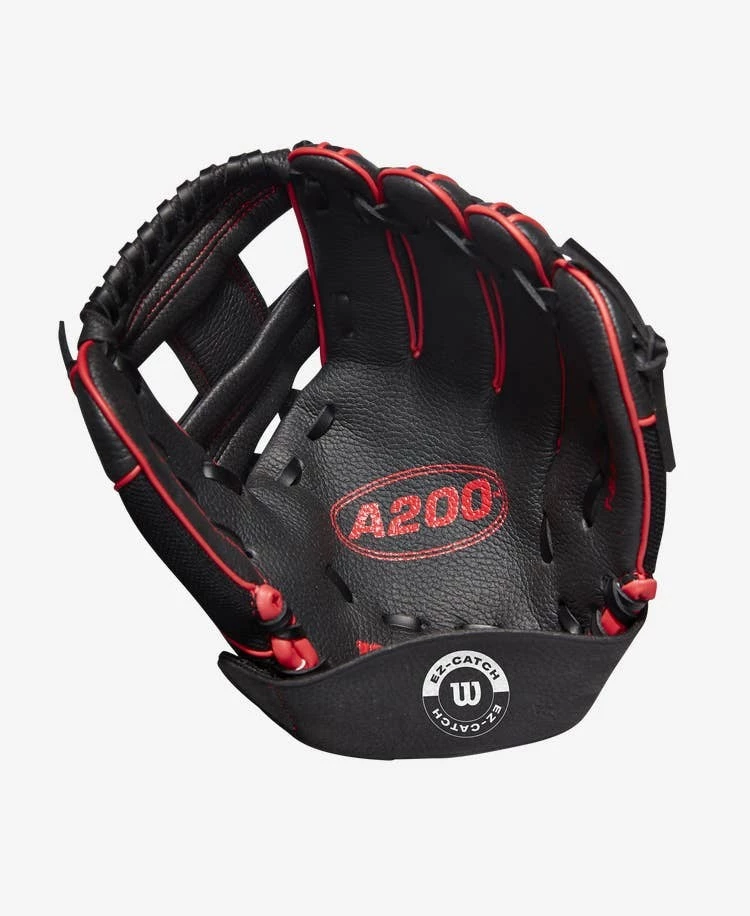 Gloves Wilson A200 Ez-Catch Red/Black 10in Youth Glove 4 Gloves Wilson A200 Ez-Catch Red/Black 10in Youth Glove