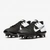 Nike Alpha Huarache Varsity Moulded Cleats - Black/White Footwear