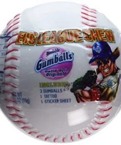 Big League Chew Plastic Ball With Original Gum Balls Accessories
