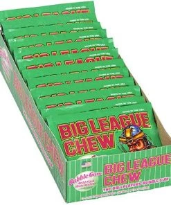 Big League Chew Watermelon Bubblegum - 12 Pack