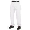 Apparel Rawlings Medium Relaxed Belt Loop White Adult Pants