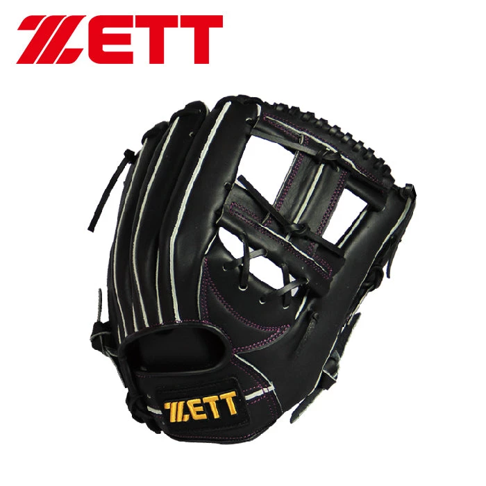 Gloves Zett Gran Status Black 11.5in Infield Glove 6 Gloves Zett Gran Status Black 11.5in Infield Glove