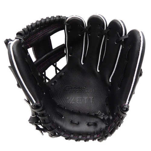 Gloves Zett Gran Status Black 11.5in Infield Glove 3 Gloves Zett Gran Status Black 11.5in Infield Glove