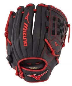 Mizuno MVP Prime SE Black/Red 12in Infield/Pitcher's Glove Gloves