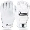 Franklin CFX Pro Youth Batting Gloves - White/Pearl 1 Franklin CFX Pro Youth Batting Gloves - White/Pearl