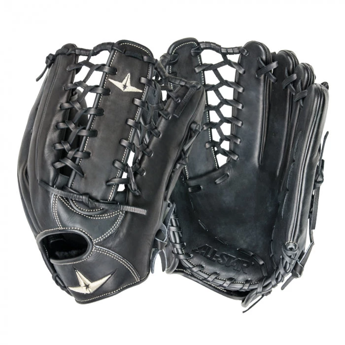 All-Star Pro Elite 12.75in Trap Outfield Glove - Black || FGAS-1275PT 3 All-Star Pro Elite 12.75in Trap Outfield Glove - Black || FGAS-1275PT