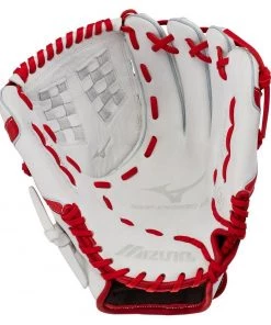 Gloves Mizuno MVP Prime SE Softball White/Red 12.5in Infield/Outfield Glove