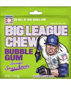 Big League Chew Sour Apple Bubblegum