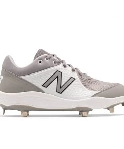 Footwear New Balance Fresh Foam 3000v5 2E Fit - Grey/White Metal Cleats