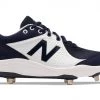 New Balance Fresh Foam 3000v5 2E Fit - Navy/White Metal Cleats 2 New Balance Fresh Foam 3000v5 2E Fit - Navy/White Metal Cleats