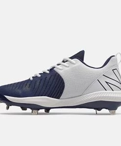 Footwear New Balance FuelCell 4040v6 2E Fit - Navy/White Metal Cleats