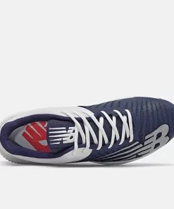 Footwear New Balance FuelCell 4040v6 2E Fit - Navy/White Metal Cleats 10 Footwear New Balance FuelCell 4040v6 2E Fit - Navy/White Metal Cleats