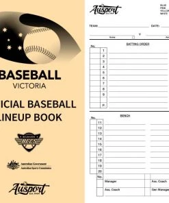 Baseball Victoria Line Up Book Accessories