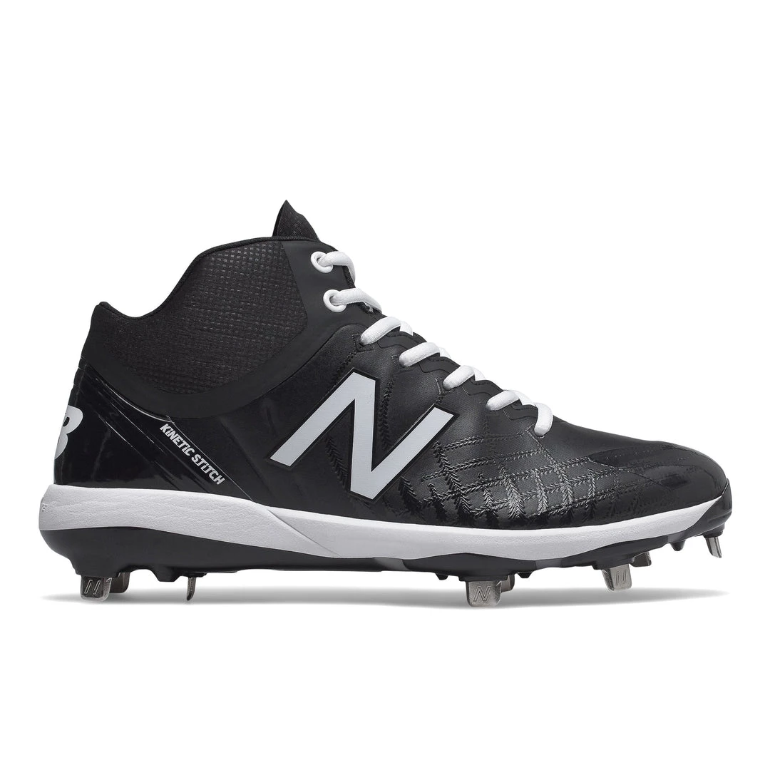 Footwear New Balance 4040v5 Metal MID Cleats - Black 3 Footwear New Balance 4040v5 Metal MID Cleats - Black