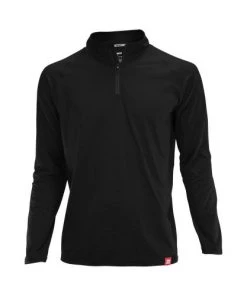 Apparel Marucci Long Sleeve Quarter Zip Shirt - Black