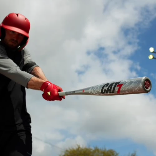 Marucci CAT7 Silver BBCOR Baseball Bat 10 Marucci CAT7 Silver BBCOR Baseball Bat