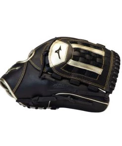 Mizuno MVP Prime SE Black/ Gold 12in Infield/Pitcher's Glove 8 Mizuno MVP Prime SE Black/ Gold 12in Infield/Pitcher's Glove