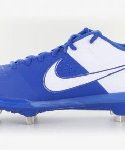 Nike Alpha Huarache Varsity Metal Cleats - Royal/White