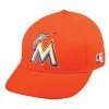 Team MLB Miami Marlins MLB Alternate Orange ADULT Poly CottonTwill Cap Apparel