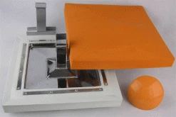 X-Plate Hollywood Style Base Steel Stem Orange