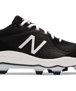 New Balance Fresh Foam 3000v5 2E Fit - Black/White Moulded Cleats Footwear