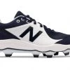 New Balance Fresh Foam 3000v5 2E Fit - Navy/White Moulded Cleats Footwear