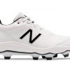 Footwear New Balance Fresh Foam 3000v5 2E Fit - White Moulded Cleats 1 Footwear New Balance Fresh Foam 3000v5 2E Fit - White Moulded Cleats